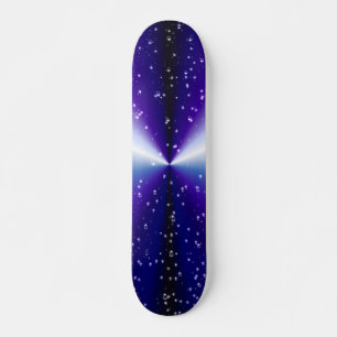 Regendruppels met sterren op Paarse Blue Black Rai Skateboard