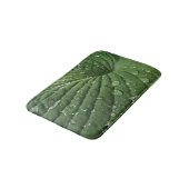 Regendruppels op hosta Leaf Bath Mat (Gekanteld)