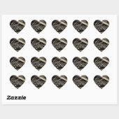 regendruppels op web hart sticker (Vel)