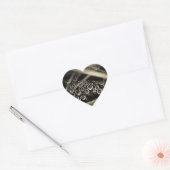 regendruppels op web hart sticker (Envelop)