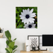 regendruppels op wit poster (Thuiskantoor)