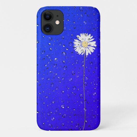 regendruppels op witte mais Case-Mate iPhone case (Achterkant)