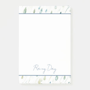 Regendruppels Regenachtige Dag Post-it® Notes