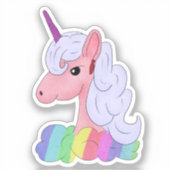Regeneinhorn sticker (Voorkant)