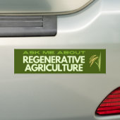 Regeneratieve landbouw bumpersticker (Op auto)