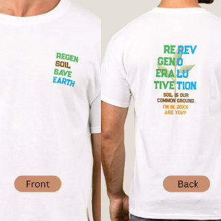 Regeneratieve Revolutie Landbouw Ik Ben In Plant T-shirt