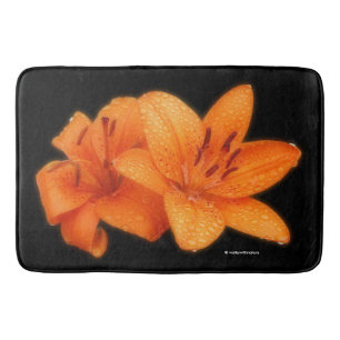 Regengekust Oranje-Aziatische tijgergelieerd Badmat