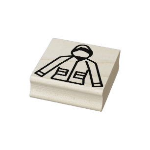 regenjas rubberstempel
