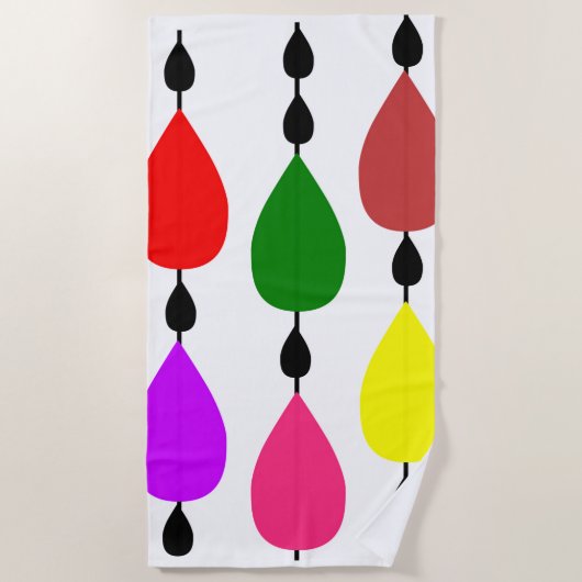 Regenketens Strandlaken (Voorkant)