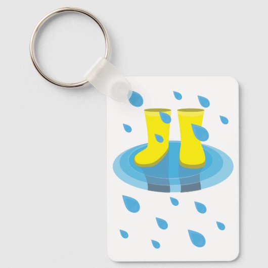 Regenlaarzen Sleutelhanger (Voorkant)