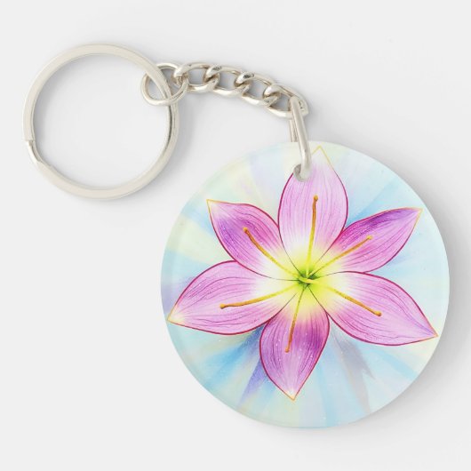 Regenlelie sleutelhanger (Voorkant)