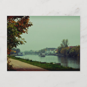 Regensburg Donau, Duitsland Briefkaart
