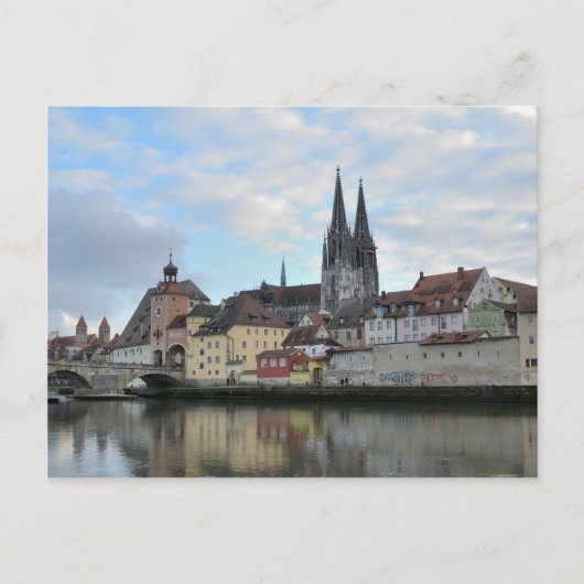 Regensburg, Duitsland Briefkaart (Voorkant)