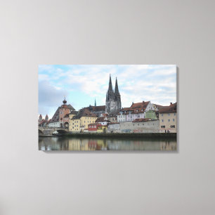 Regensburg, Duitsland Canvas Print