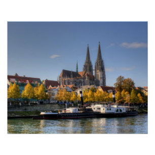 Regensburg, Duitsland Perfect Poster