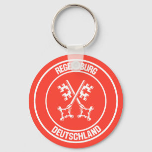 Regensburg Round Emblem Sleutelhanger