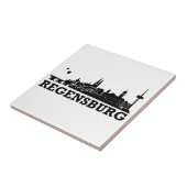 Regensburg Skyline Tegeltje (Zijkant)