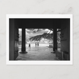 Regenseizoen: Zojoji-tempel, Tokio Briefkaart