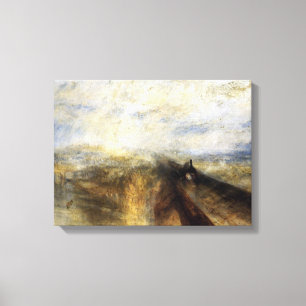 Regenstoom en snelheid van JMW Turner Canvas Afdruk