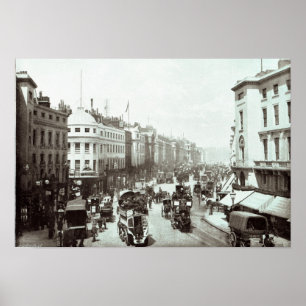 Regent Street, Londen c.1900 Poster