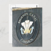 Regent's Canal - Camden Lock - Londen - Briefkaart (Voorkant / Achterkant)