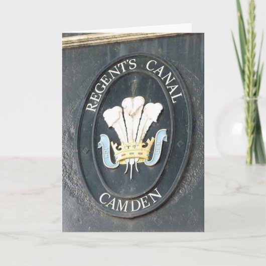 Regent's Canal - Écluse Camden - Carte de voeux (Devant)