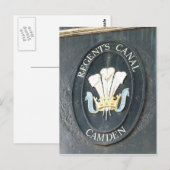 Regent's Canal - Écluse Camden - Londres - Carte p (Devant / Derrière)