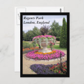 Regents Park, Londres, Angleterre carte postale (Devant / Derrière)