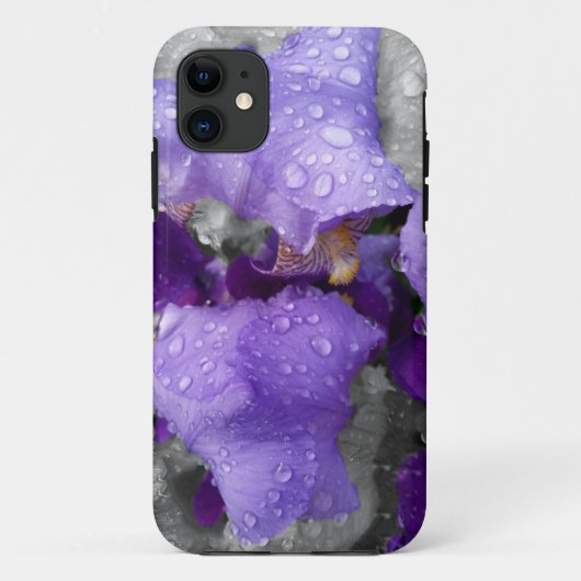 regenval in iris Case-Mate iPhone case (Achterkant)