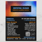 Regenwater, Windows reinigen, reinigingsservice Flyer (Voorkant)