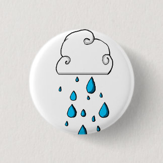 regenwolk ronde button 3,2 cm
