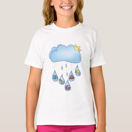 Regenwolke  T-Shirt (Voorkant)