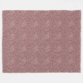 Regenwormen (groot) fleece deken (Voorkant (Horizontaal))