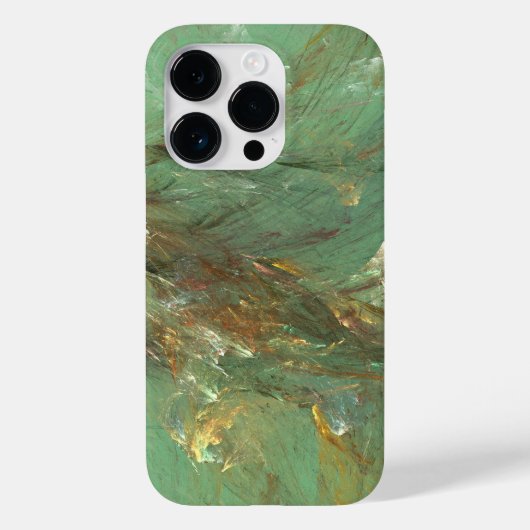 Regenwoud Jaspis stenen kunst doos Case-Mate iPhone Case (Achterkant)