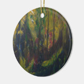 regenwoud keramisch ornament (Links)