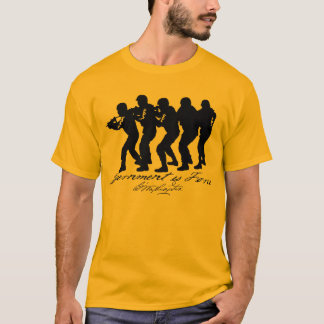 Regering is macht t-shirt