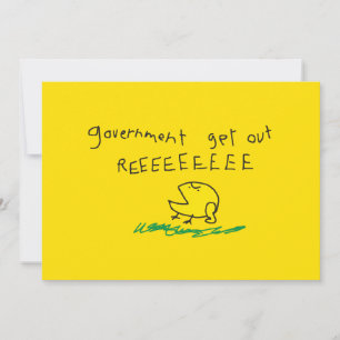 Regering komt uit de vlag REE SNEKRIGHT Gadsden Kaart