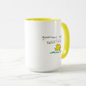 Regering komt uit de vlag REE SNEKRIGHT Gadsden Mok (Voorkant rechts)