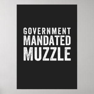 Regering Mandated Muzzle Poster