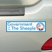 Regering van de Sheeple Bumpersticker (Op auto)