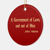 Regering van Wetten Keramisch Ornament (Links)