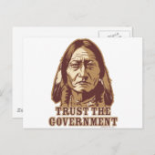 Regering vertrouwen briefkaart (Voorkant / Achterkant)