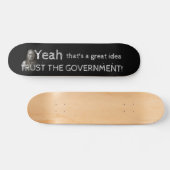 Regering vertrouwen skateboard (Horizontaal)