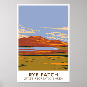 Regeringsgebied Nevada  van Rye Patch Poster