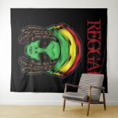 Reggae Alien Wandkleed (In Situ (horizontaal))