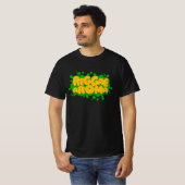 Reggae Aroma Splash Typographie Reggae T-shirt (Devant entier)