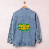 Reggae Aroma Splash Typography Reggae Denim Jacket (Hangar)