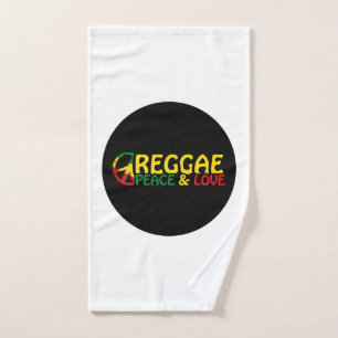Reggae art avec des mots positifs Paix et Amour
