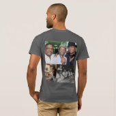 REGGAE. AU BRÉSIL T-Shirt foncé de base (Dos entier)