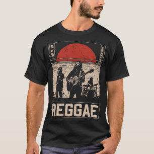  Reggae Band Island Music Rhythm Design T-shirt